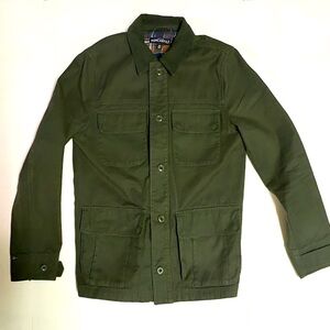 J.Crew Men’s Jacket with Plaid Flannel Lining